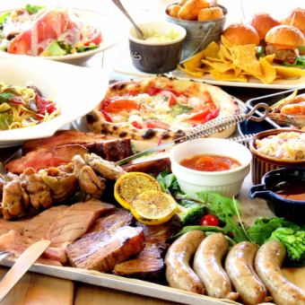 [All-you-can-drink included ☆ In-store only] Meat platter course 5500 yen ⇒ 5000 yen *Terrace not available