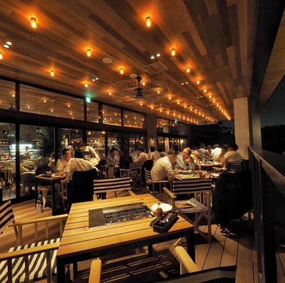 テラス席限定！ビアガーデンコースご用意しております！