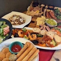 【店内限定】たっぷり!海の幸と肉尽くしの満喫♪スタンダードコース¥6,000☆90分飲み放題付き