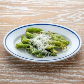 枝豆ペペロンチーノ