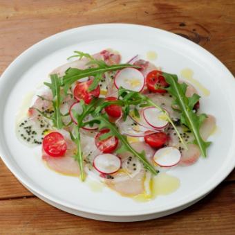 紅鯛魚生牛肉片