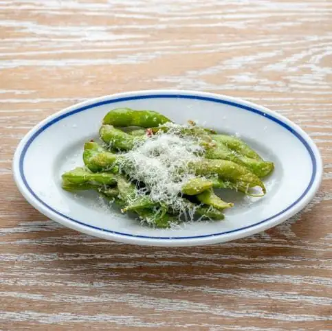 枝豆のペペロンチーノ