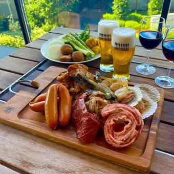 ☆new☆【テラス限定】みんなで楽しく♪スタンダードBBQ￥5,800☆90分飲み放題付※店内利用不可