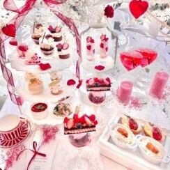 【Dinner付きコース】1/15~2/17期間限定 Heart Chocolate Afternoon Tea