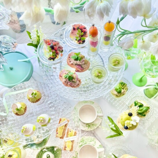 2/20~4/21 [Dinner only meal course] Limited time SAKURA Afternoon Tea