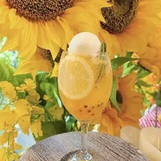July 9th - September 14th: Sunny Cottage Afternoon Tea (includes Mango Passion Cream Soda)