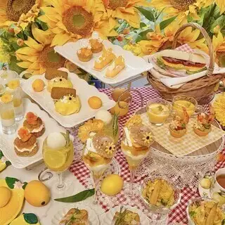 July 9th - September 14th: Sunny Cottage Afternoon Tea (includes freshly squeezed ripe mango Mont Blanc)