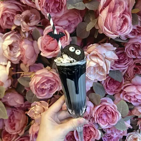 【ゴースト黒ごまラテ付き】10/13(火)~ Halloween Afternoon Tea ~Dark Rose~