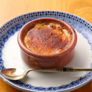 *サフランとオレンジのブリュレ*