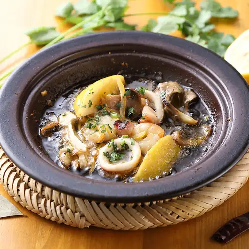 *Seafood Salt and Lemon Ajillo*