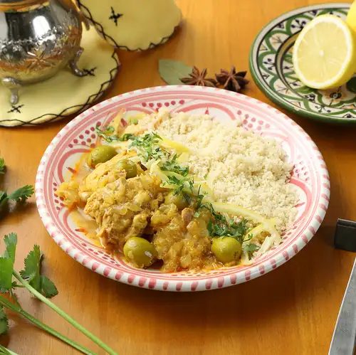*A colorful lunch set that evokes the feeling of Morocco in Tamaplaza*