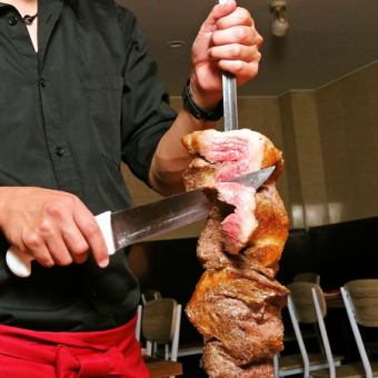 ディナー期間限定！20種類シュラスコ食べ放題5280円→5000円
