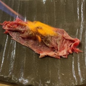 앵거스 쇠고기 볶은 고기 초밥
