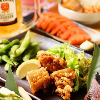 Recommended for students ◎All-you-can-eat and drink 280 kinds [Easy all-you-can-eat and drink course] 120 minutes 3000 yen *Sunday to Thursday only