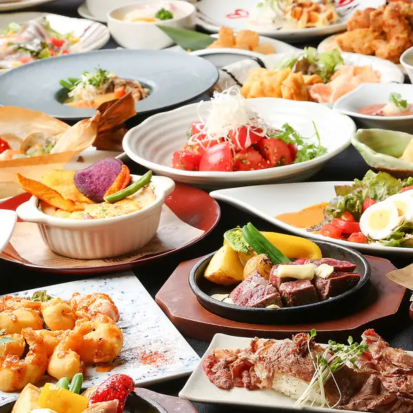 ご宴会に◎人気No.1☆約330種『食べ飲み堪能コース』牛肉寿司・刺身・ステーキ食べ放題◇120分制5000円