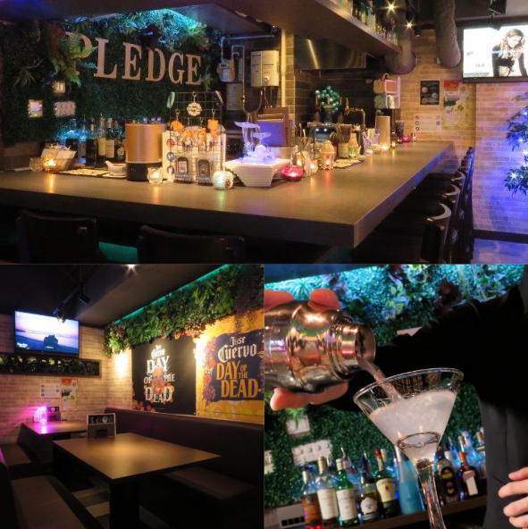 お一人様でもゆったりとお酒をお楽しみいただけるカウンター席。おしゃれな雰囲気の店内はデートにもぴったりです！バーテンダーが目の前でシェイカーを振って、オリジナルのカクテルをお作りします♪