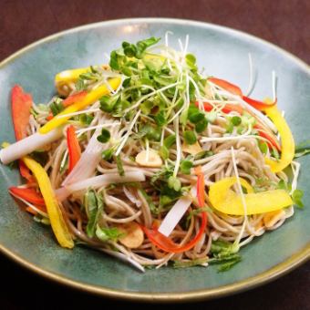 【オススメ料理】蕎麦のペペロンチーノ