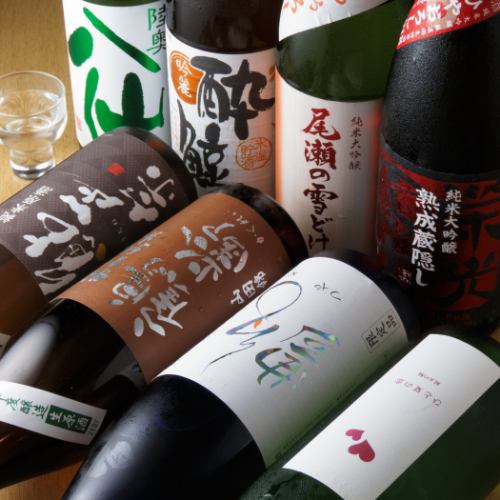 ◆ Abundant sake and sweet potato shochu