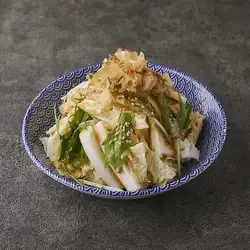 Napa cabbage salad with sesame and ponzu sauce
