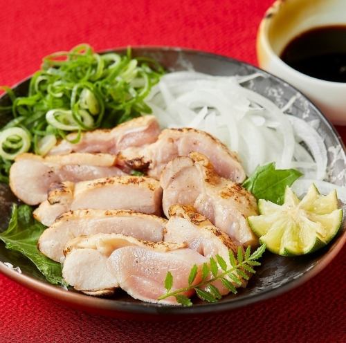 Black satsuma chicken tataki