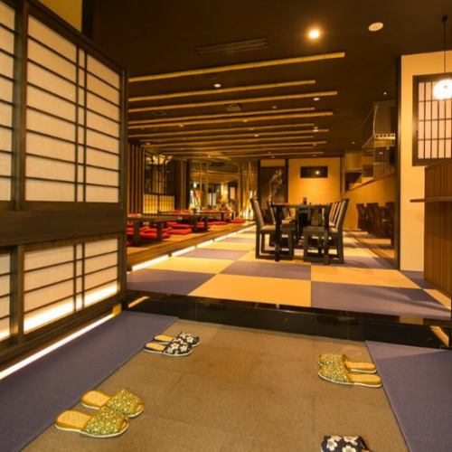 京都の町屋をモダンに改装した、枚方では味わえない空間