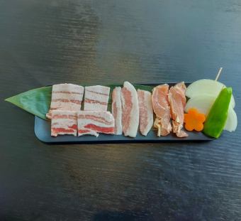 TORITON（雞肉和豬肉）套餐