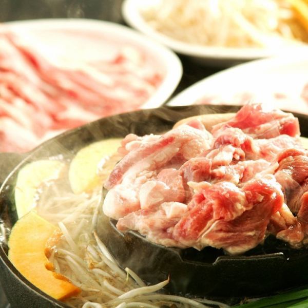[All-you-can-eat Jingisukan version] Thick and juicy yet healthy lamb meat!