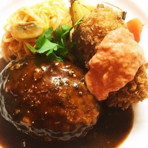 Gratin croquette special shrimp sauce and hamburg steak 180g