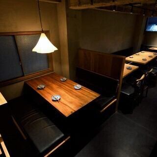 飲み会に最適なテーブル席