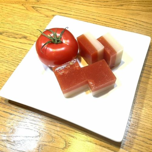 川越産トマトと白あんのトマト羊羹