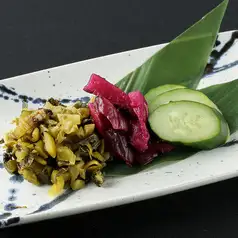 Assorted pickles