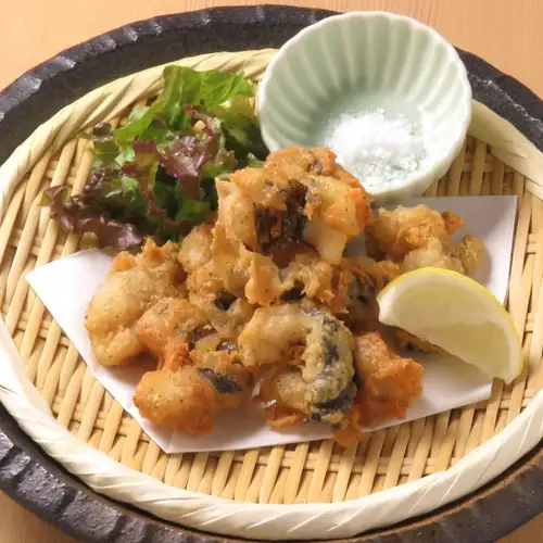 Deep-fried moray eel