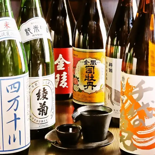You can enjoy our carefully selected Japanese sake to your heart's content☆