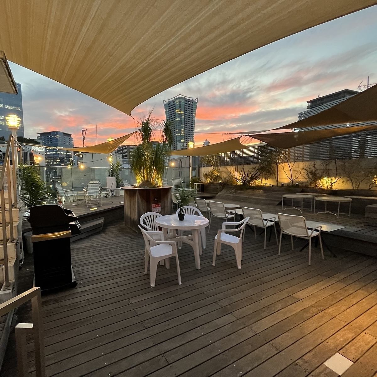 Can be reserved for 8 people or more! Rooftop BBQ space in the middle of Shibuya★