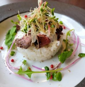 roast beef rice bowl