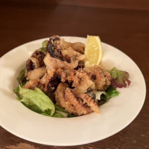 炸章魚