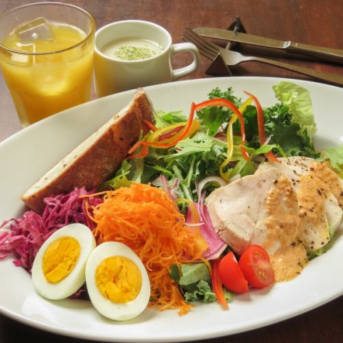 鶏むね肉の彩りサラダランチセット