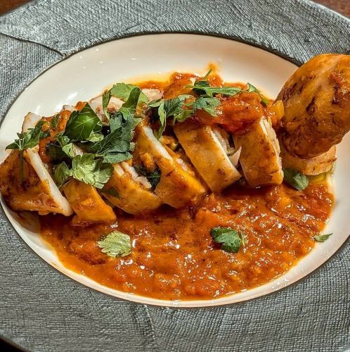 スルメイカのイカメンチ風詰め物