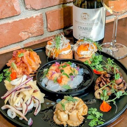 ◆春の週替わりイベント◆火曜日は　【魚介のアンティパストミスト4000円→3000円】