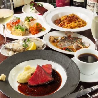 ★春の新作【YUMMYのランチコース】3500円～予約限定で乾杯スパークリングワイン付き