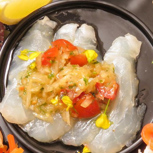 真鯛のカルパッチョ