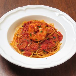 海老味噌の濃厚アラビアータ