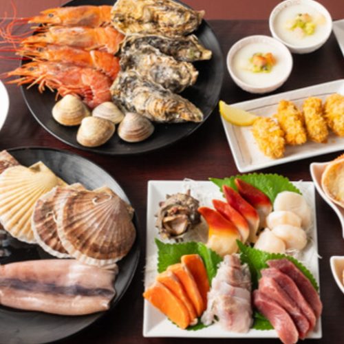 新鮮な魚介類をふんだんに使った宴会コースを各種ご用意しています◎