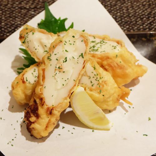 Chikuwa salad tempura