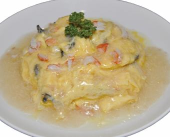 カニ肉あんかけ玉子