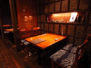 There is also a semi-private table room that can be used by 2 people on the 1st floor!