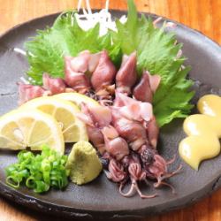 ホタルイカのお造り