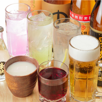 コースに追加OK！生ビールやマッコリ、種類豊富なハイボール&サワーも楽しめる『2時間飲み放題』