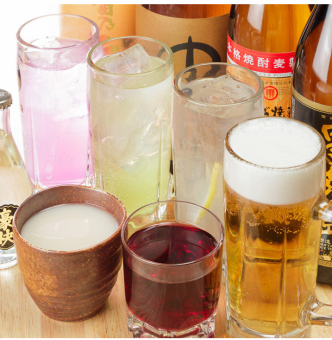 コースに追加OK!生ビールやマッコリ、種類豊富なハイボール&サワーも楽しめる『2時間飲み放題』