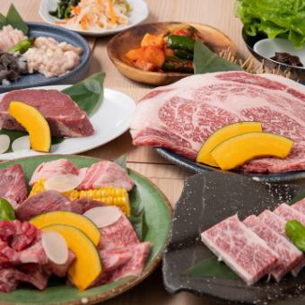 (2時間飲み放題付き)肉匠かど家の歓送迎会「松」コース！7000円(税込)ポッキリコース